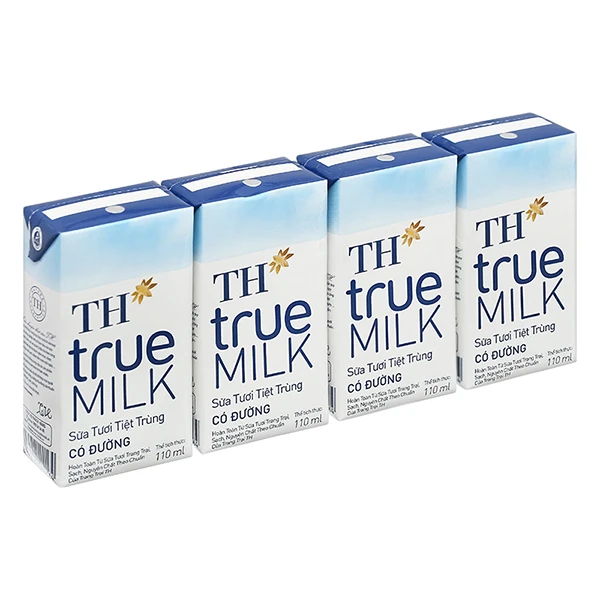 loc-4-hop-sua-tuoi-tiet-trung-co-duong-th-true-milk-110ml-thumb134228 Sữa tươi tiệt trùng có đường TH True Milk 4*110ml