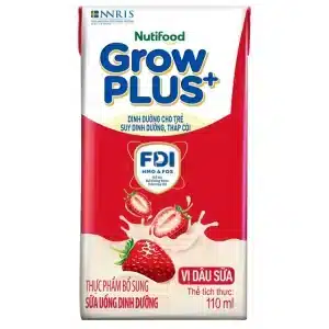 sua uong dinh duong nutifood grow plus vi dau sua 4x110ml 1